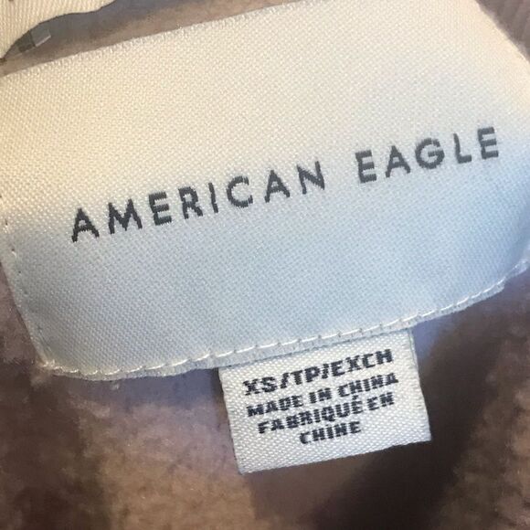 American Eagle Lavender Oversized Pullover Hoodie XS - Picture 11 of 13